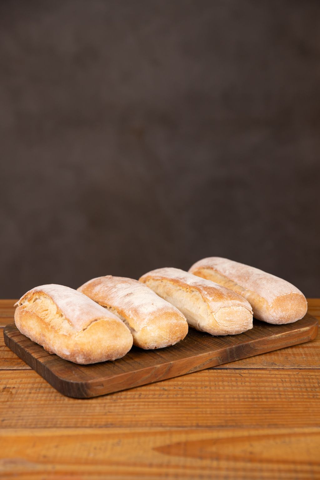 Ciabatta com casca crocante e miolo aerado